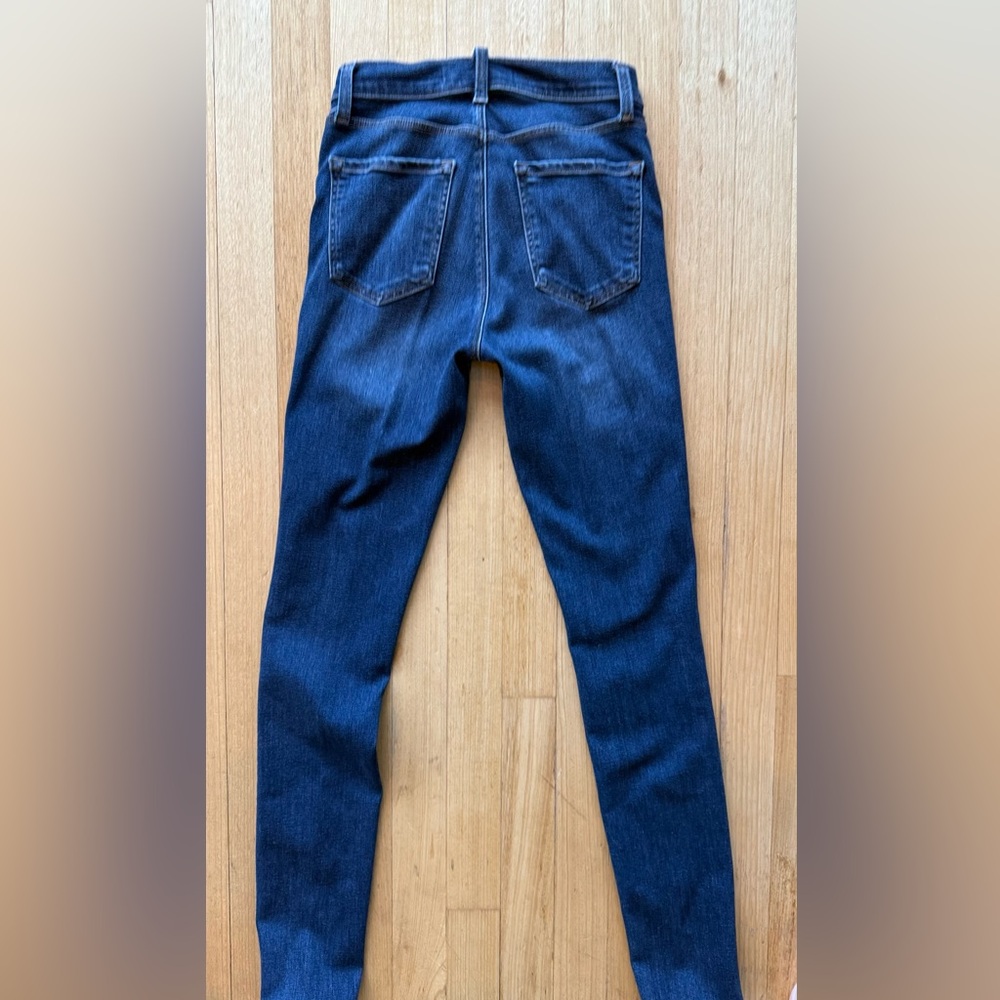J Brand Blue Skinny Jeans Sleek Fit Size 24 - Picture 2 of 5